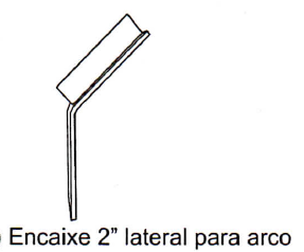 Encaixe Simples Lateral para Metalon