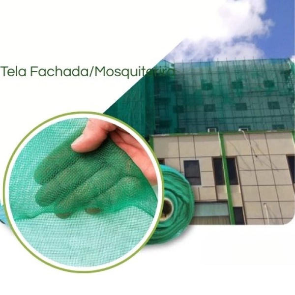 Tela Mosquiteira Fachadeira Verde