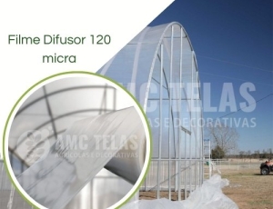 Filme Plástico 120 Micras DIFUSOR - Nacional