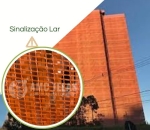 Tapume Tela Sinalização Laranja  1,20m x 50m  Pesada   