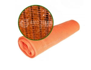 Tela Tapume De Proteção de Guarda Corpo  Pesada  (Laranja)