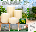 Fita Adesiva Reparadora Filme Plástico Estufa 7cmx15m