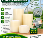 Fita Adesiva Reparadora Filme Plástico Estufa 10cmx15m