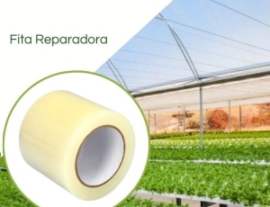 Fita  Reparadora 10cm X 15m de Filmes Plásticos Estufa