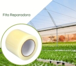 Fita  Reparadora 14cm X 10m de Filmes Plásticos Estufa