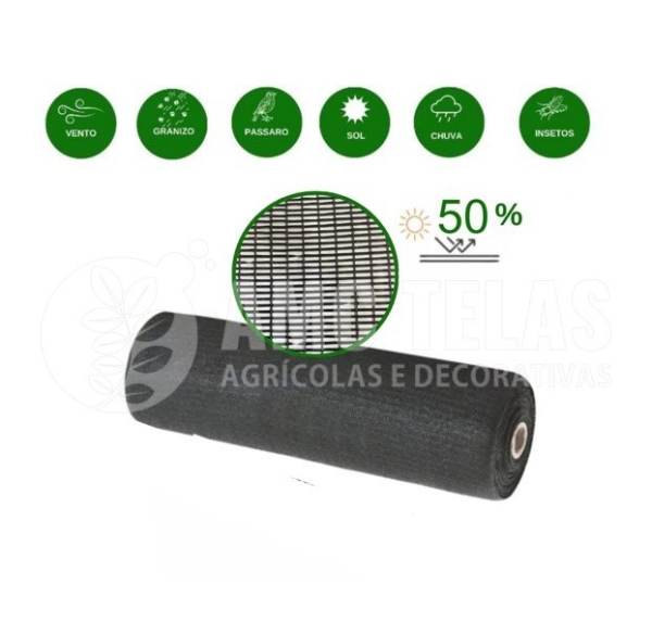 Tela de Sombreamento Flex 50% (Tipo GI)