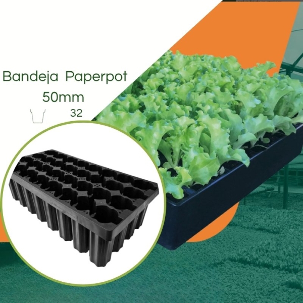 Bandeja P/ Paperpot 32R (40 x 120mm) Kit c/ 5 pç