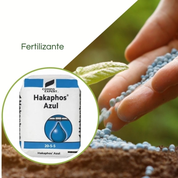 Fertilizante Hakaphos Azul 20-05-05 + micros Compo 25Kg