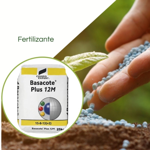 Fertilizante Liberação controlada  Basacote Plus 9M 16-8-12  SC 25KG COMPO 