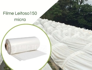 Filme Plástico LEITOSO 150 Micras - Nacional
