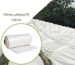 Filme Plástico Túnel LEITOSO 75 Micras - Nacional 