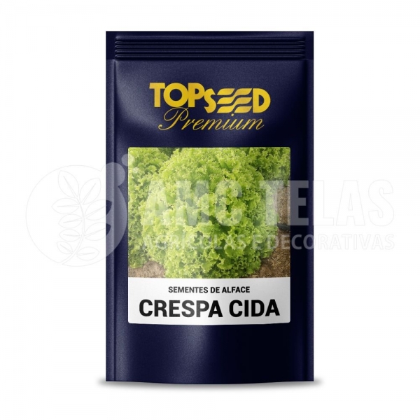 SEMENTES DE ALFACE CRESPA CIDA TOPSEED PREMIUM - 10MX