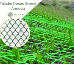 Tela Grama Armada Controle Erosão EB4 Verde 