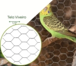 Tela Hexagonal Viveiro  Fio 26