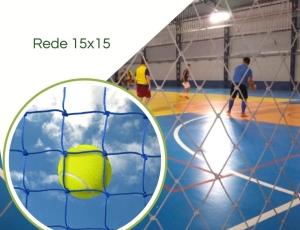 Rede Esportiva e de Proteção 15x15 cm
