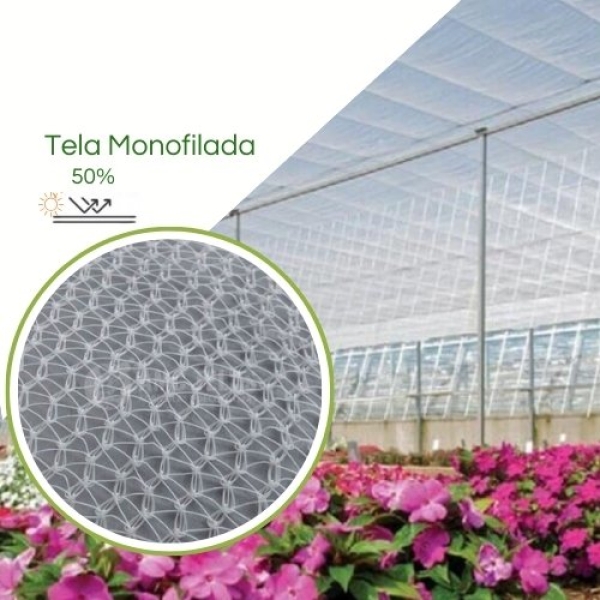 Tela de Sombreamento branca 50%