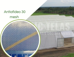 Tela Antiafideo 30 mesh  -  Malha 0,6 x 0,8 mm