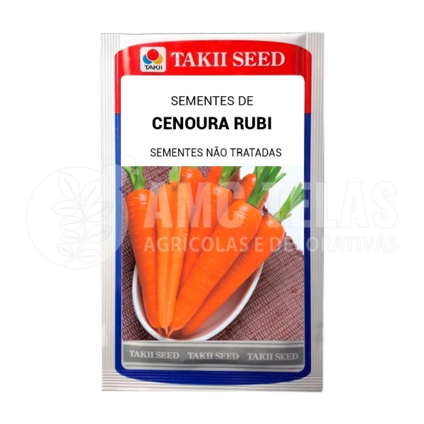 Sementes de Cenoura Rubi - 200mx - Takii