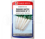 Sementes de Rabano Natsu Minowase Nº 3 100gr - Takii